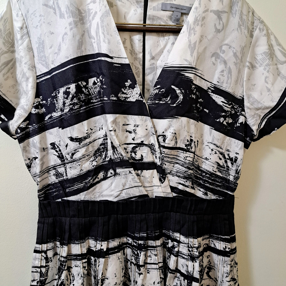 Classiques Entier Monochrome Abstract Dress